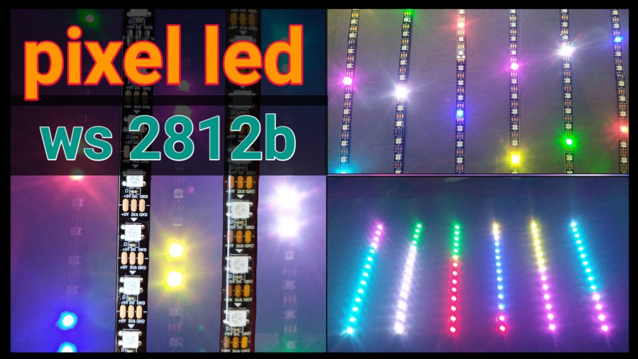 Pixel Led ws 2812b || WS 2812b Pixel Led Connection || 5v 2812b Pixel Led || @gamebapi ||