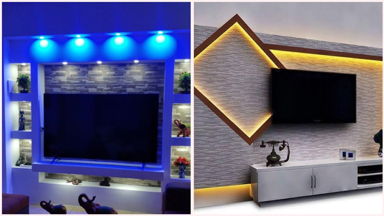150+ Elegant TV Wall Designs 2025 | Modern Living Room Wall Decoration & Interior Ideas