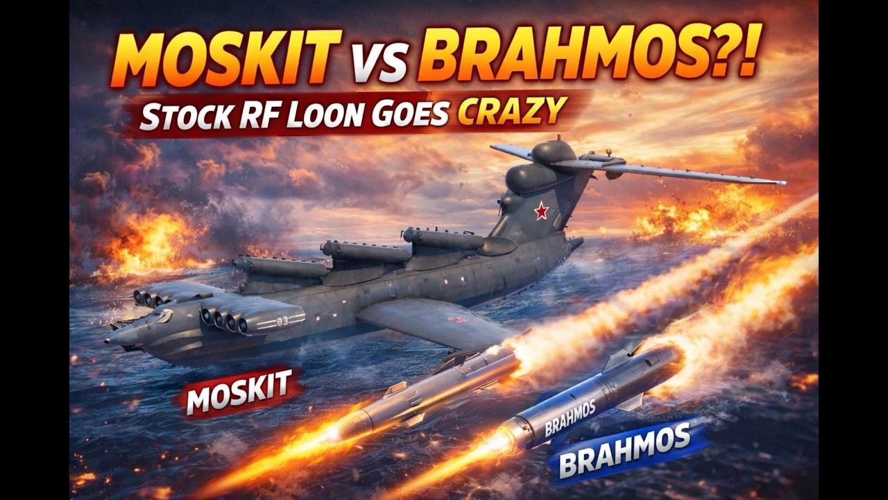 RF Loon STOCK Loadout DOMINATES?! Moskit vs BrahMos Test in Modern Warships!