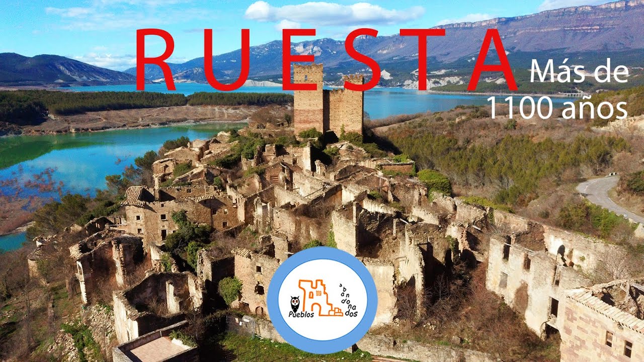 BELLOS PUEBLOS ABANDONADOS - RUESTA- CAMINO DE SANTIAGO ARAGÓN -  BEAUTIFUL ABANDONED VILLAGES