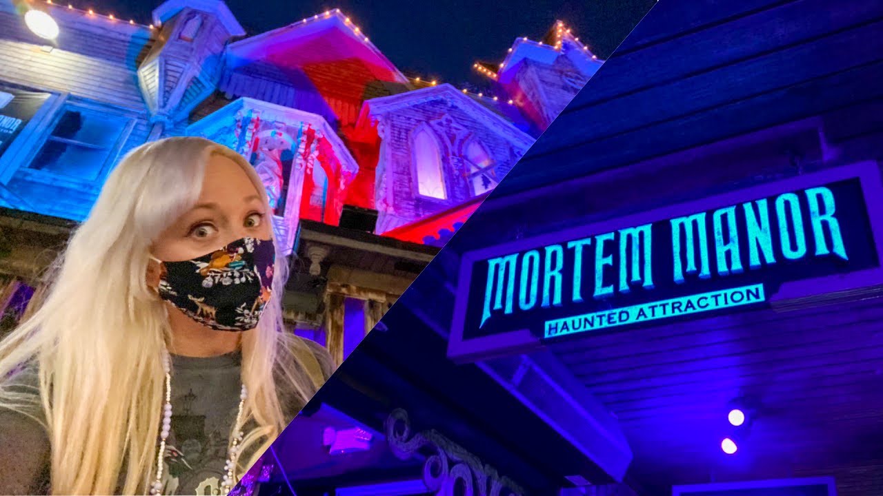 Mortem Manor at Old Town EXCLUSIVE WALKTHROUGH! Year Round Haunted House & Post Mortem BooTique