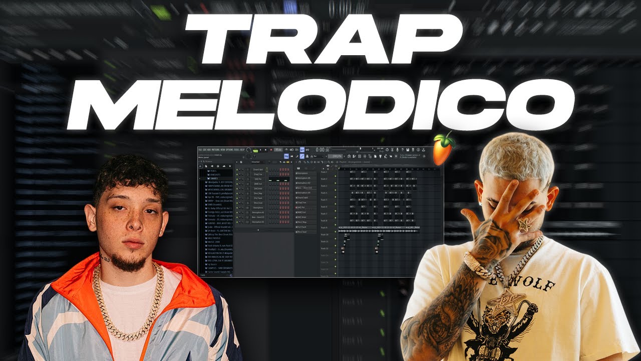 Cómo HAGO beats DUROS de TRAP MELÓDICO en FL STUDIO