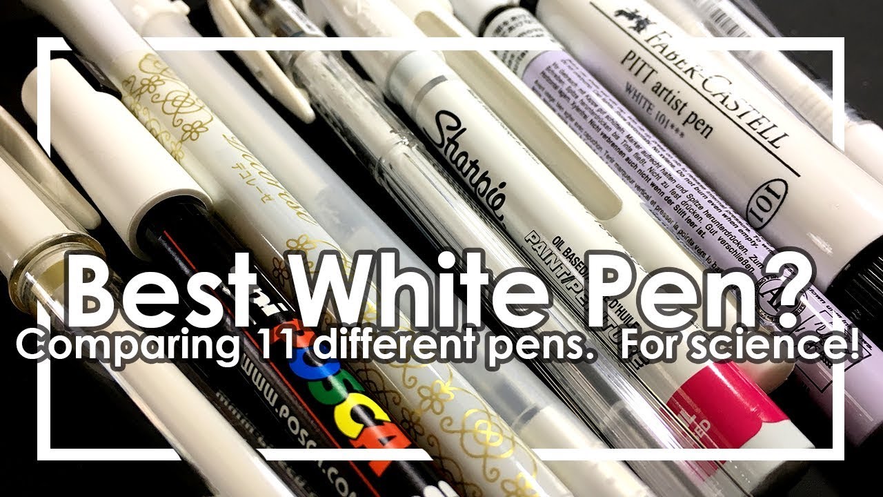 What's the best white pen?  (For use with watercolor, gouache, bujo, and more!)
