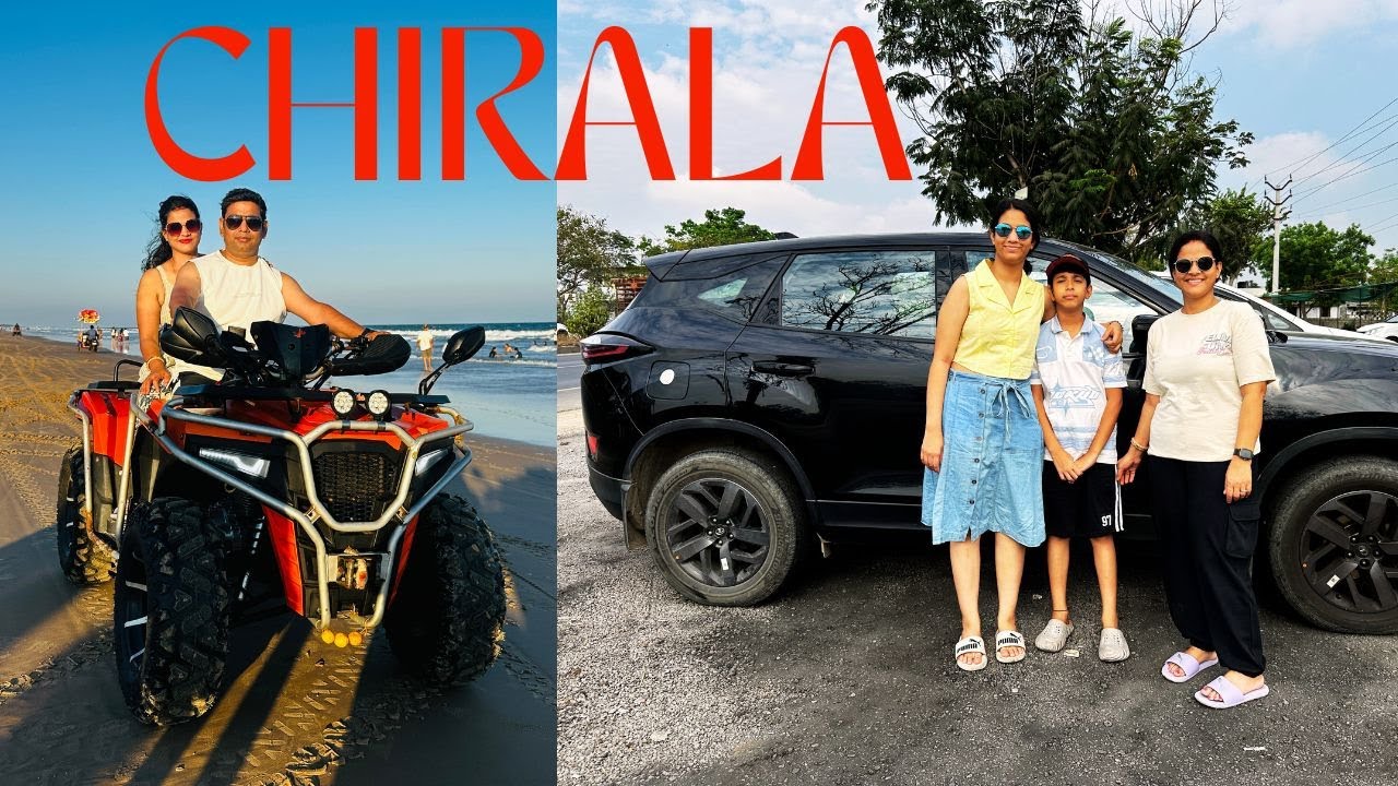 Hyderabad To Chirala 🏖️🌊🏝️| Weekend road trip | Riviera Beach Resort | Nearest Beach from Hyderabad