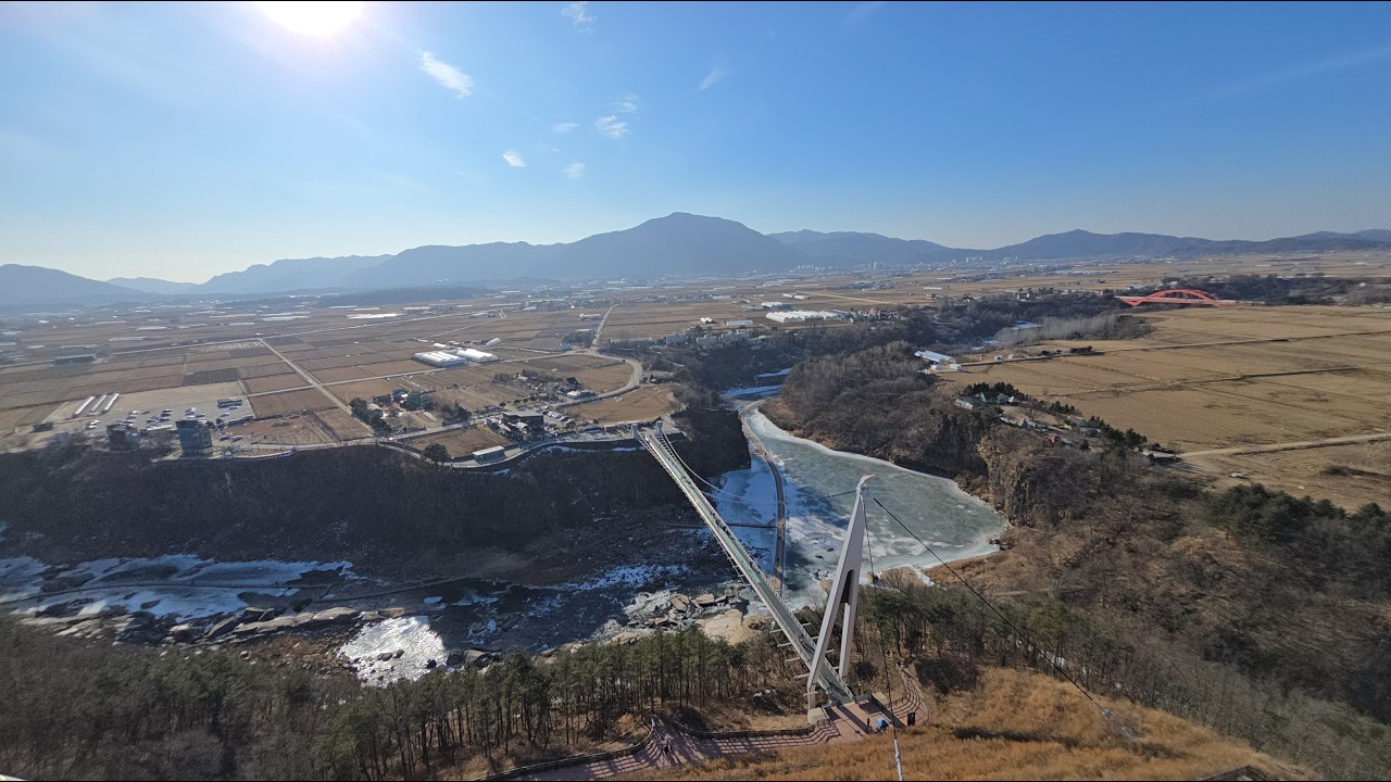 한탄강주상절리길 한탄강물위길 횃불전망대 #여행 #travel #잔도길