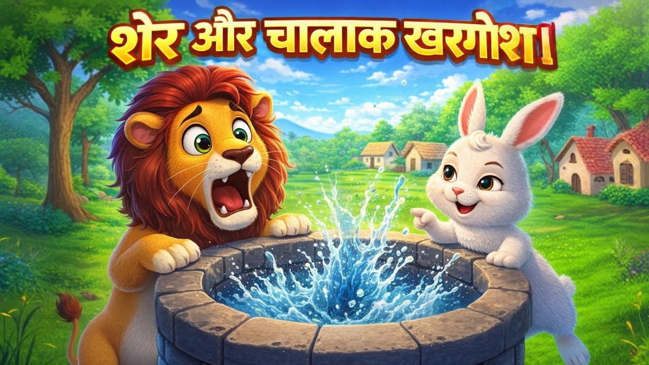 छोटे खरगोश की जीत कैसे हुई शेर पर?