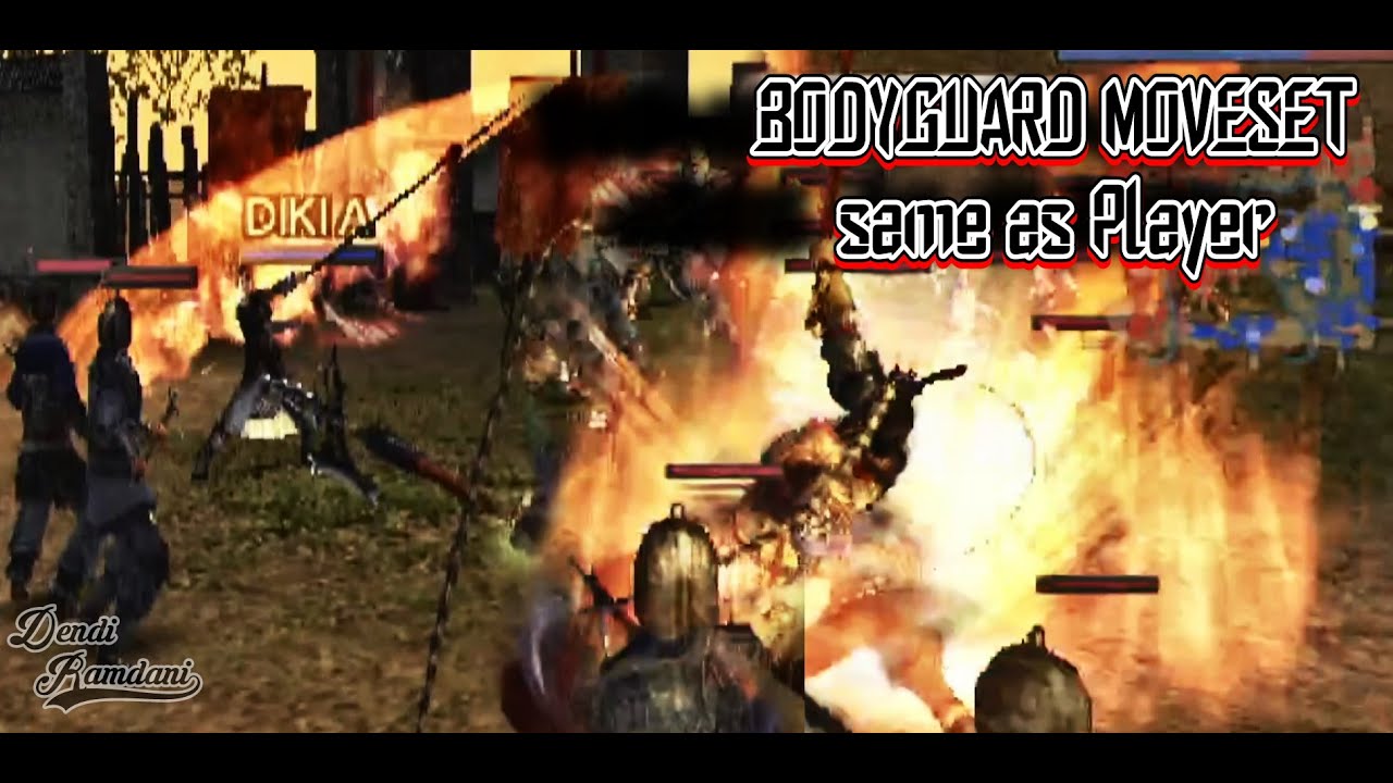 BodyGuard Have same Moveset with Player | Dynasty Warriors 5