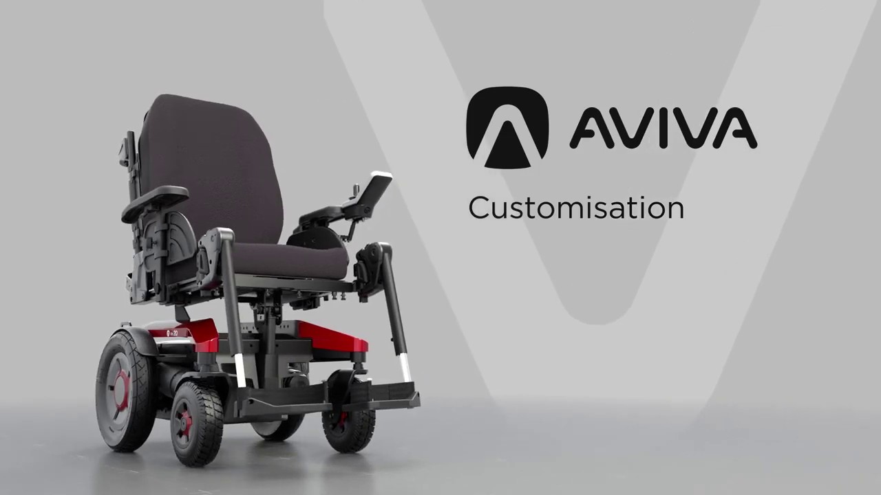 Carrozzina elettronica AVIVA: regolazioni perfette per te!