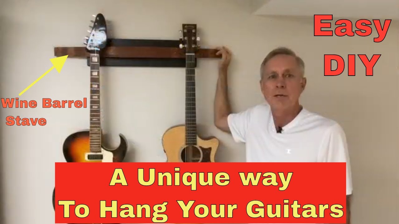 Cool DIY Guitar Hanger