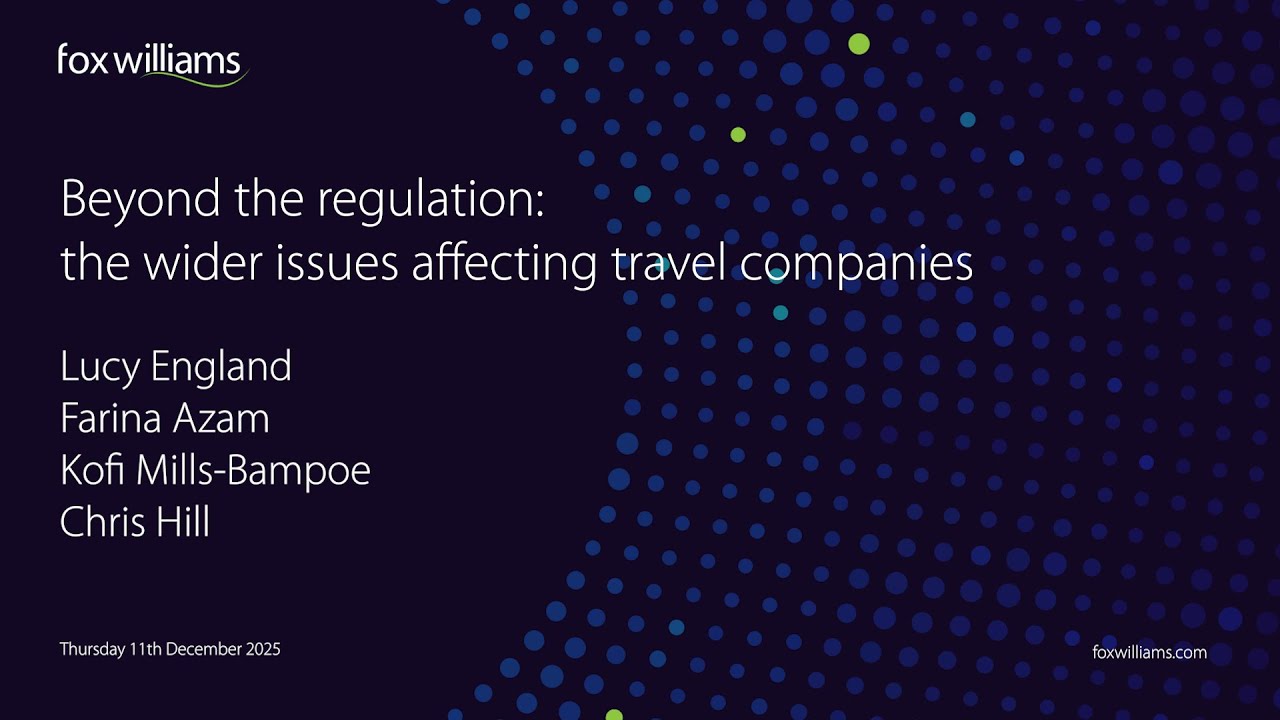 Beyond the regulation: the wider issues affecting travel companies
