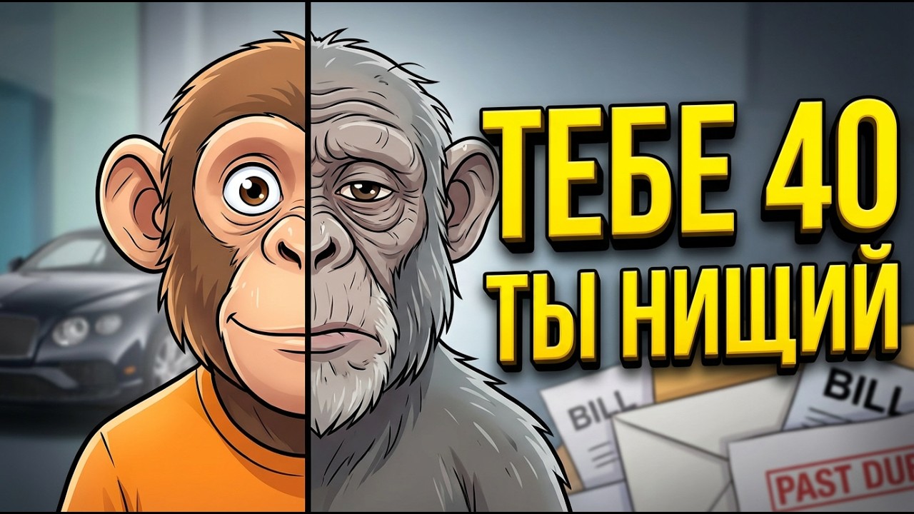 Тебе 40, и ты нищий: Как ты убил свое будущее 20 лет назад.