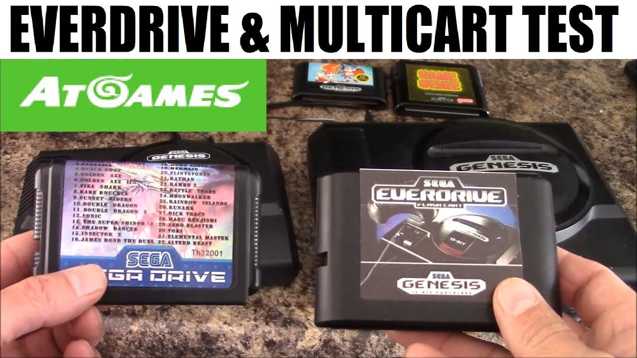 Sega Genesis Flashback HD: тест Everdrive и Multicart: AT Games