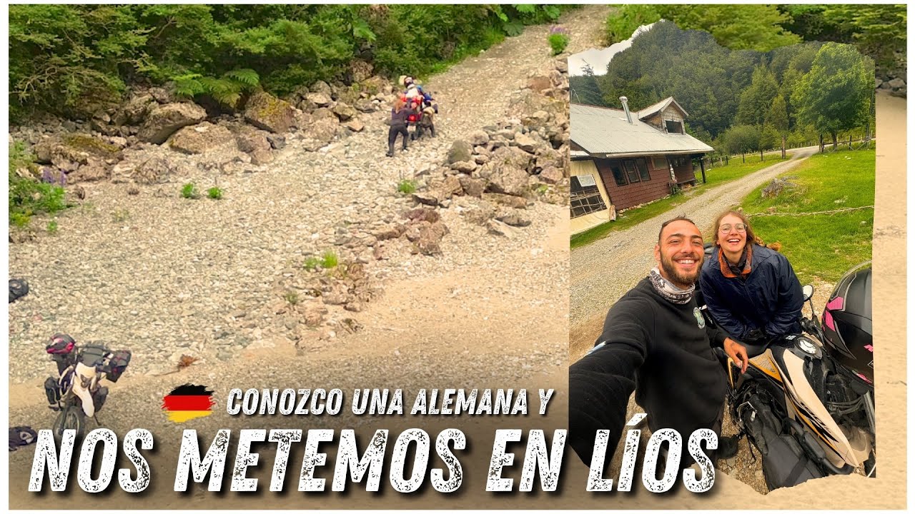CONOZCO una CHICA ALEMANA Y NOS METEMOS EN LÍOS  | USHUAIA a ALASKA en 110cc | Cap.16