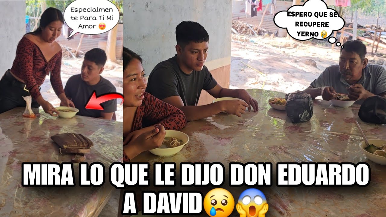 ELIZA Así Conciente A Su Novio DAVID 😍Con Un Rico Almuerzo 😱