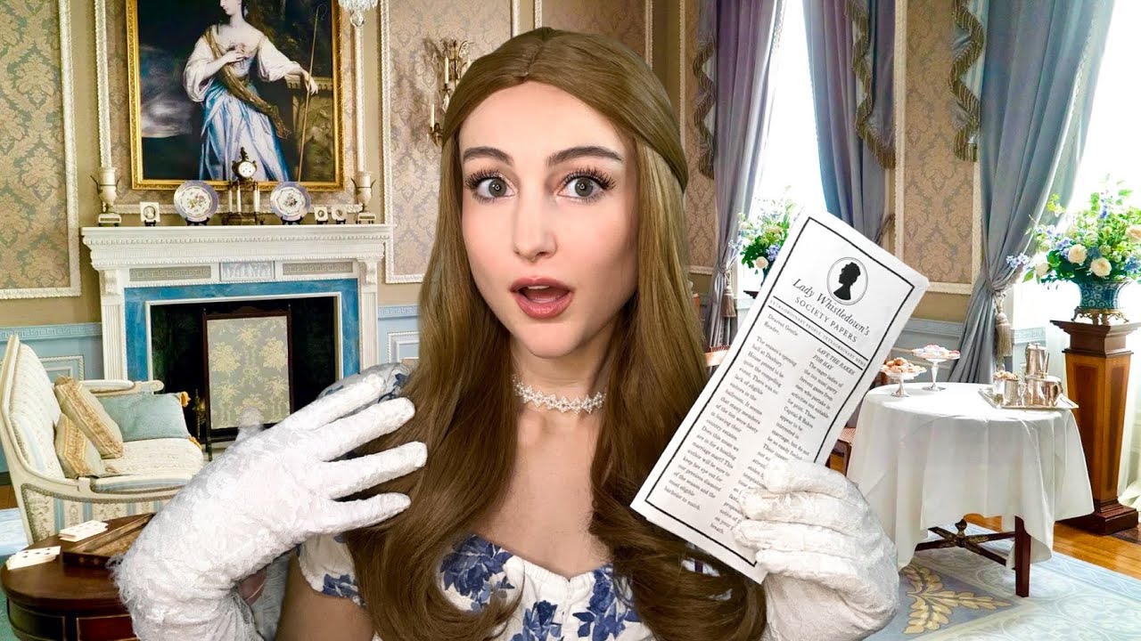 ASMR Bridgerton Roleplay 💐 Reading Lady Whistledown to You 