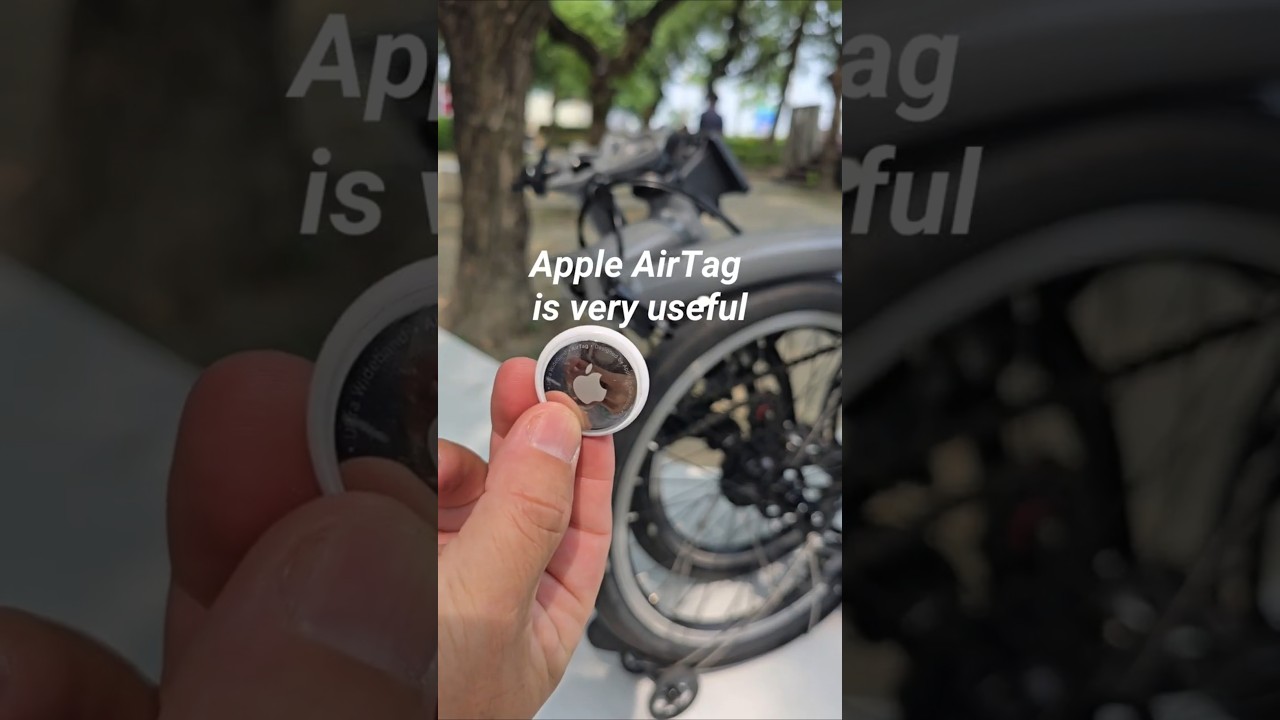 This is how I hide an Apple AirTag on my Brompton bike #brompton #airtag #3dbikemods