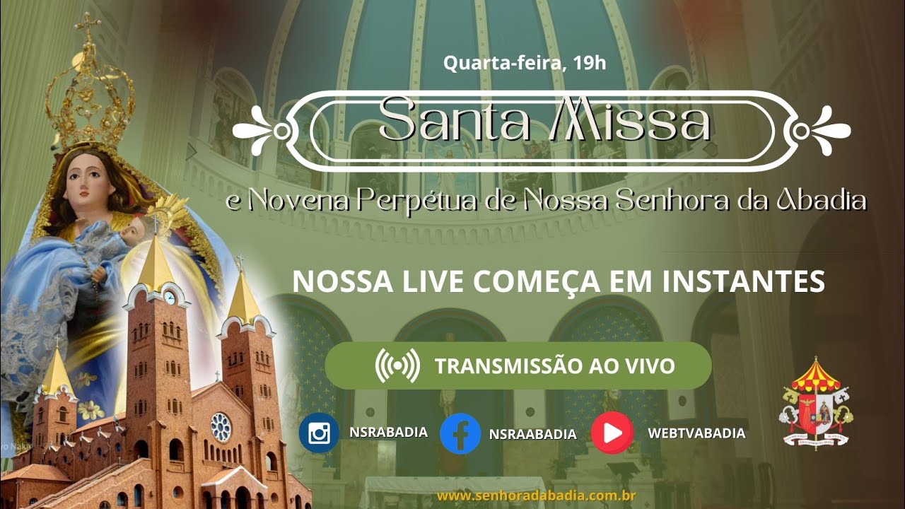 Santa Missa e Novena Perpétua de Nossa Senhora da Abadia - Santa Inês, virgem e mártir | Memória