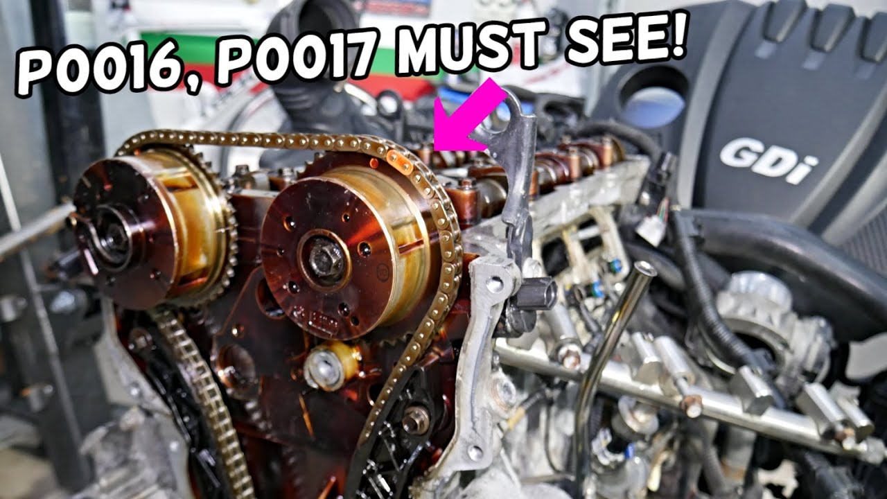 HYUNDAI SANTA FE CODE P0016 P0017 CAMSHAFT CRANKSHAFT POSITION, ENGINE LIGHT ON