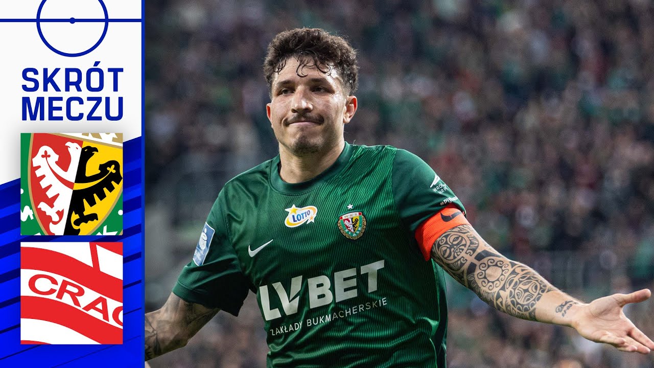 ŚLĄSK - CRACOVIA | SKRÓT | 4 GOLE I EXPOSITO PO RAZ 18-TY! | Ekstraklasa 2023/24 | 32. kolejka
