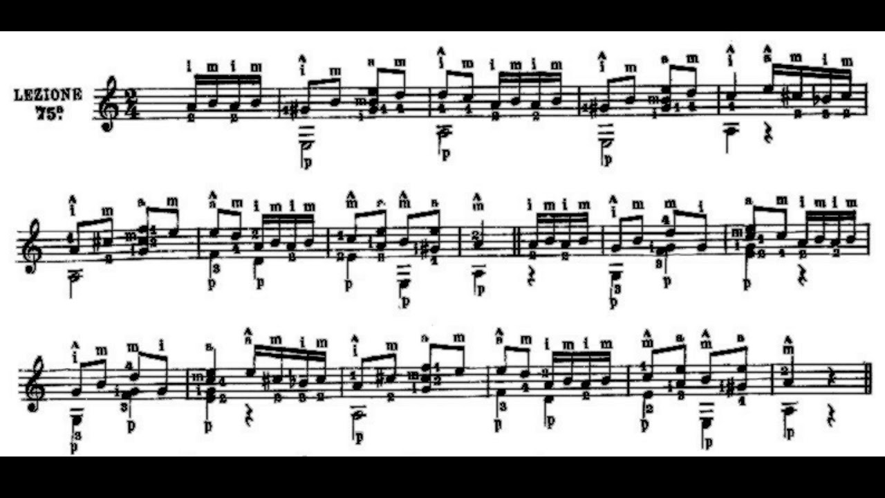 Julio Sagreras - Le prime lezioni di chitarra - Audiolezione 75