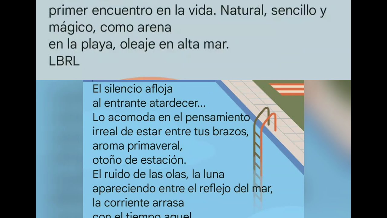Por esos amores que la vida nos presenta, en algún segundo del existir....