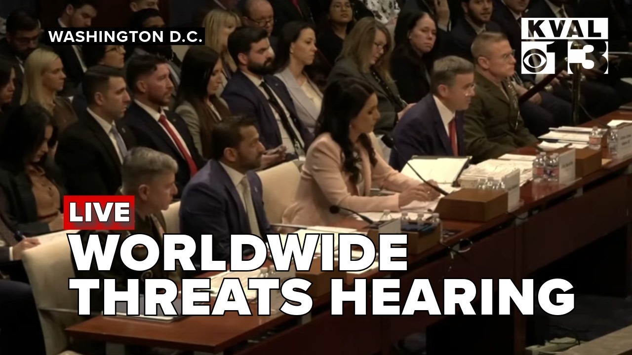 Top US intelligence leaders testify at House Intelligence Worldwide Threats hearing