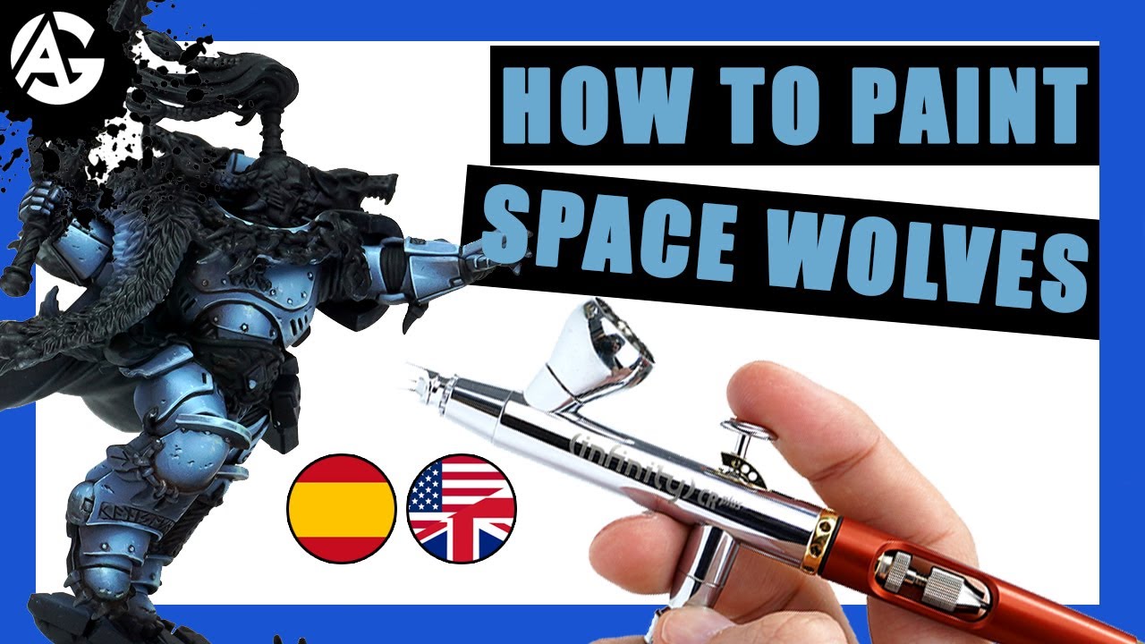 How to paint SPACE WOLVES 🐺 / Como pintar LOBOS ESPACIALES 🐺