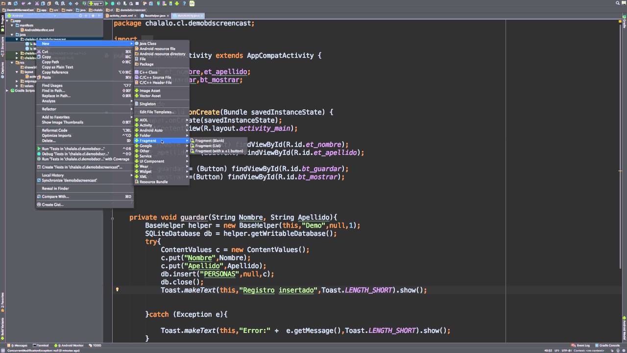 Android - Creando un CRUD sencillo de manera fácil