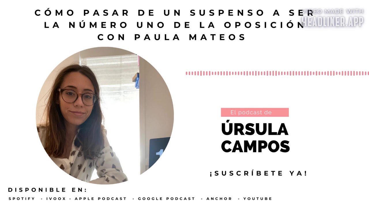 Cómo pasar de un suspenso a ser la número uno de la oposición con Paul