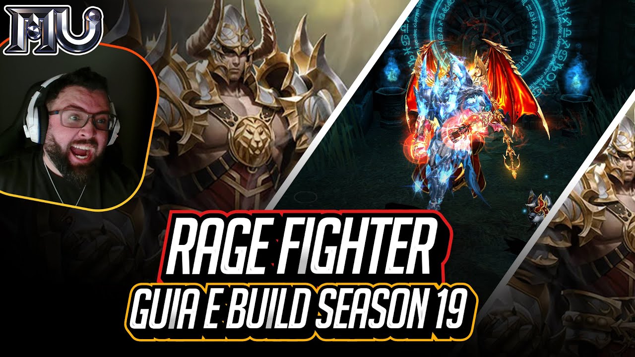 ⚔️🔥 A melhor Build de Rage Fighter da Season 19 • Rage Fighter PVM • RF Agility | Mu Online