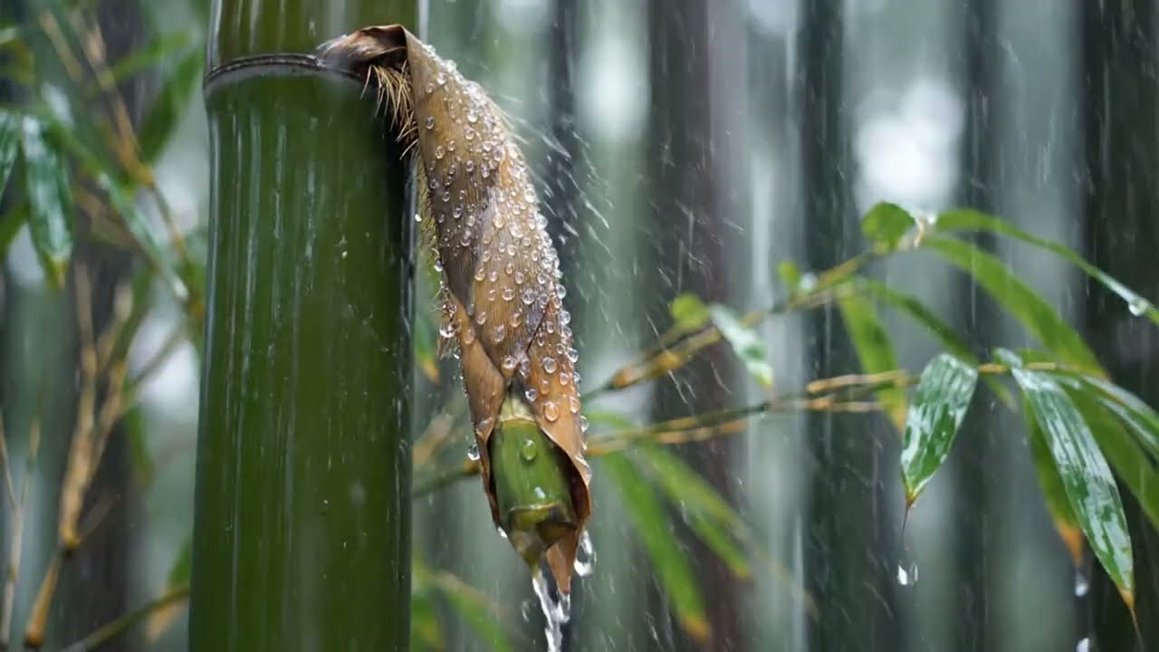 Natural Rain Sounds for Relaxing Focus or Deep Sleep | Nature White Noise | Peaceful Ambience