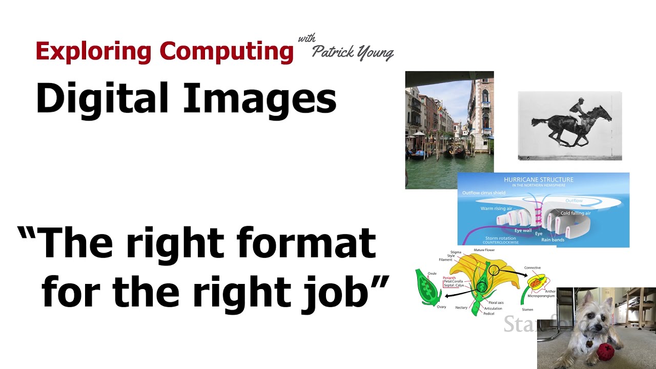 Stanford CS105: Intro to Computers | 2021 | Lecture 2.4 Digital Images: The Right Format for the Job