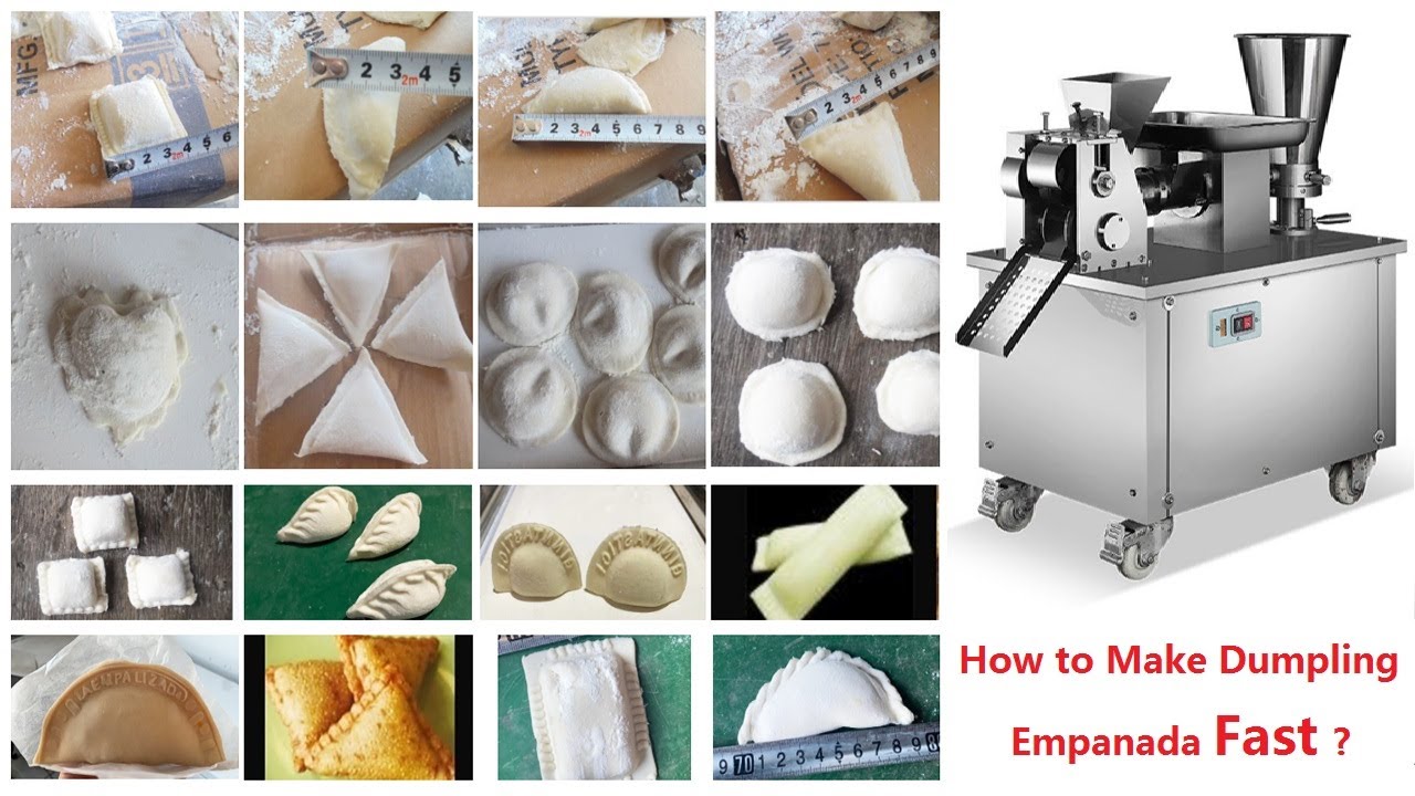 4800 Pcs/h Commercial Empanada Maker--Small Dumpling Machine  #dumpling #samosa  #food