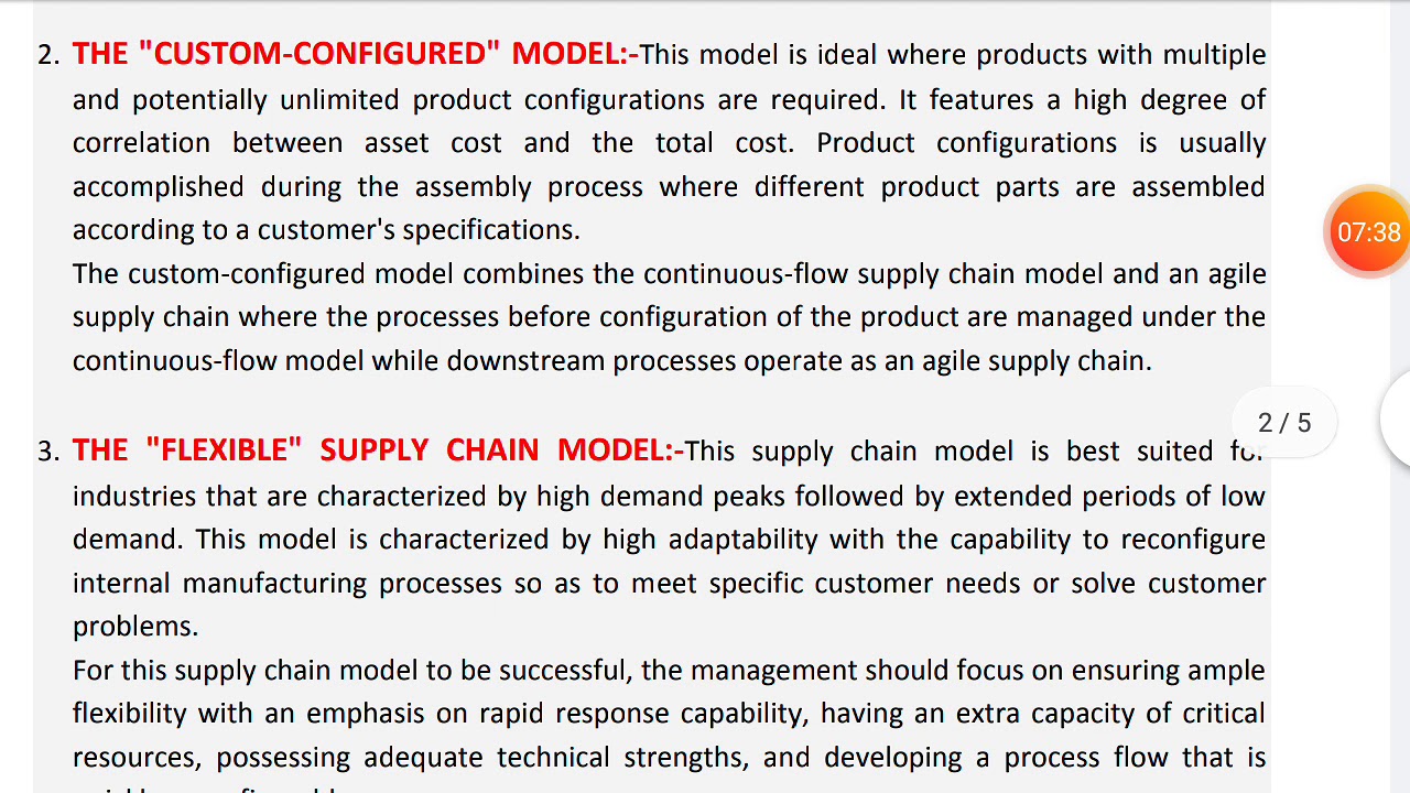 MM 323, SDLM, Unit 5, Lec No. 42, Typology and Cycle of Supply chain, Vikas Mahalawat