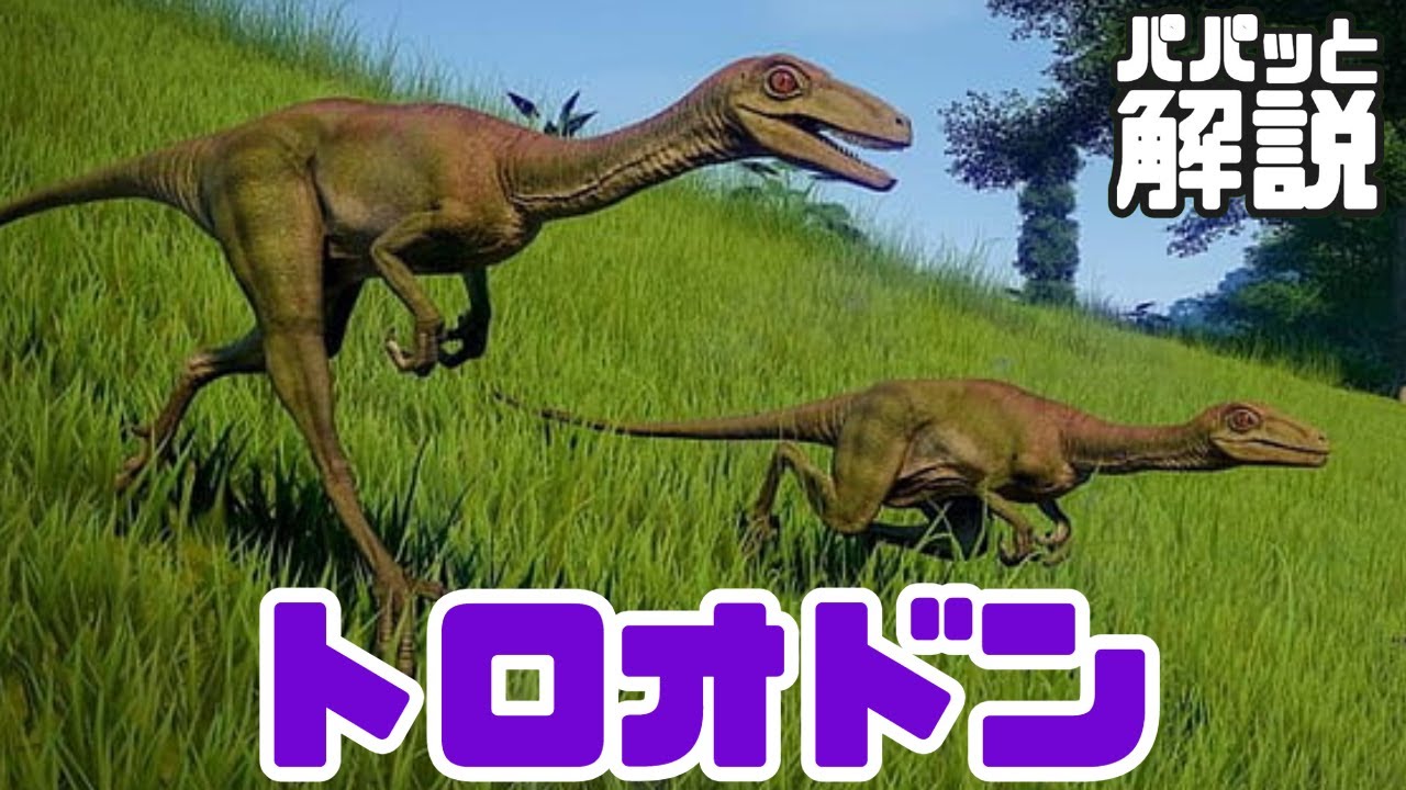 知能の高い小型恐竜！【 トロオドン 】パパッと恐竜解説！／【Troodon】Short Dinosaur Explanation!