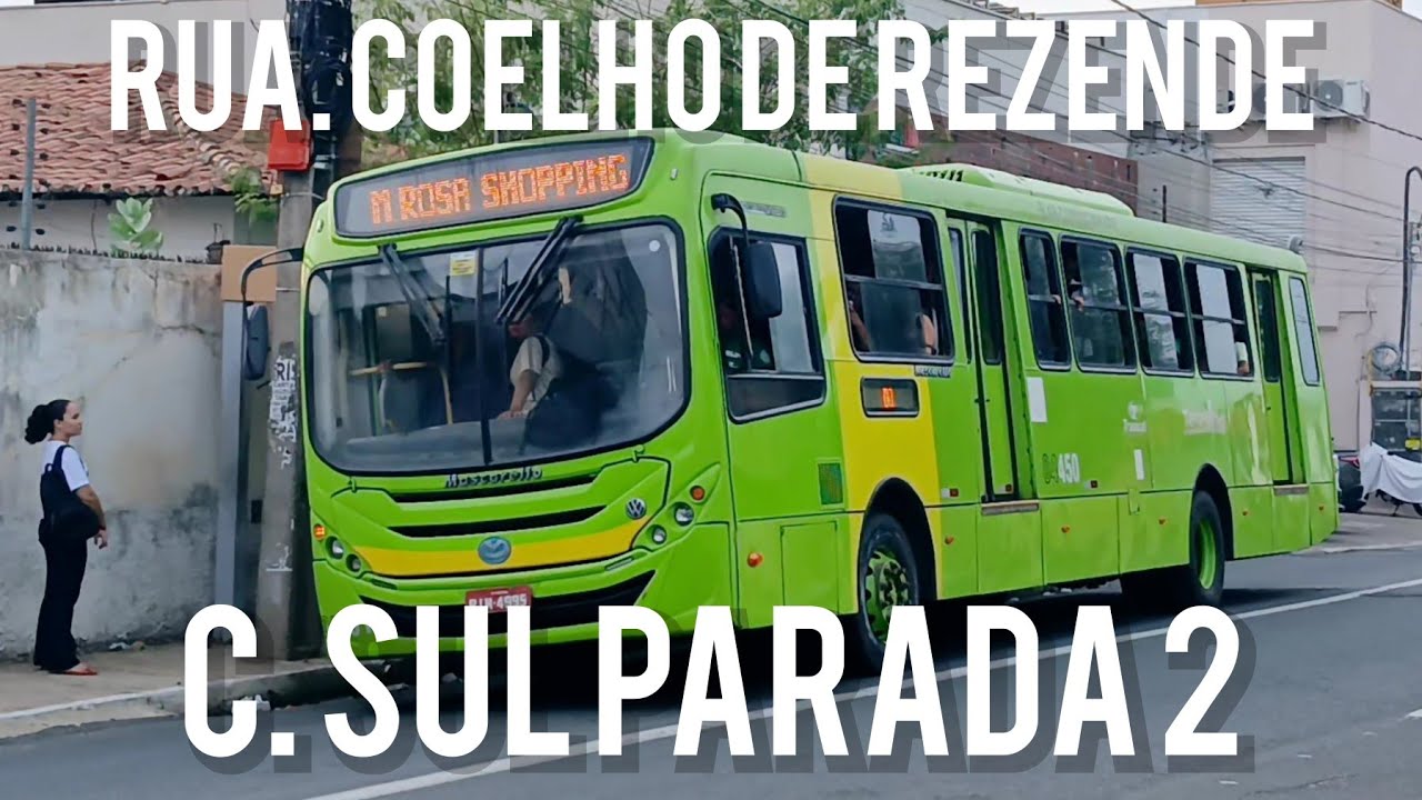 MOVIMENTAÇÃO DE ÔNIBUS #87 Rua Coelho de Rezende Centro-sul Parada 2 
