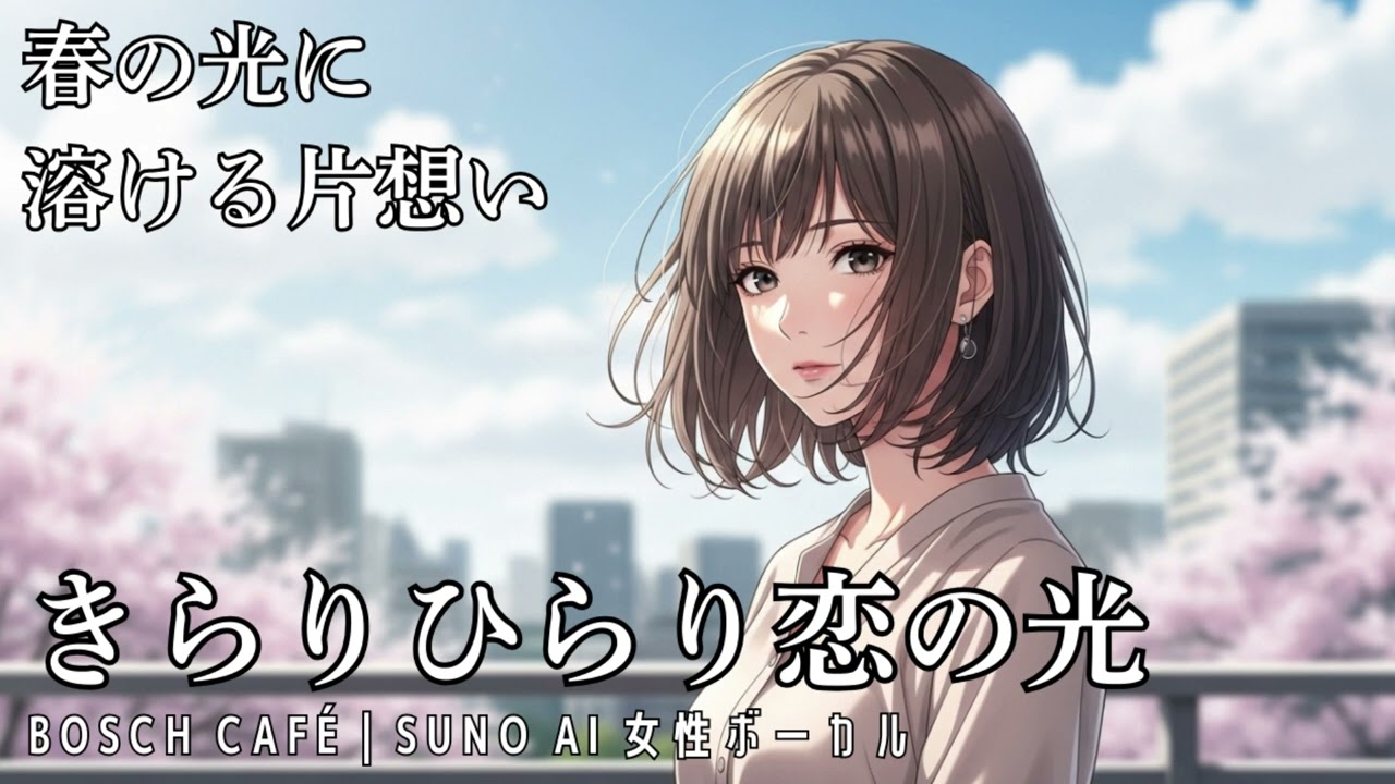 きらりひらり恋の光 | 届きそうで届かない、春の光に溶ける片想いのプレリュード #AI作曲 #オリジナル曲 #suno #sunoai #sunoaisong #jpop