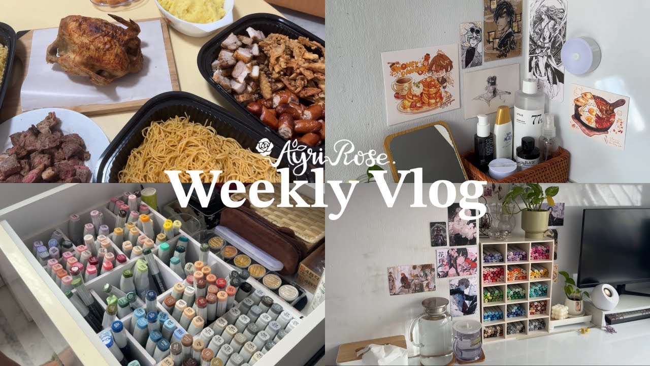 2024 New Year Prep pt 2 🎊 room makeover, diy marker case, setting year goals, christmas dinner, deco