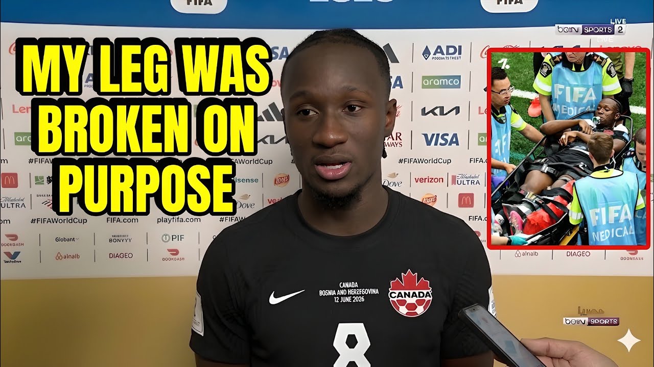 Isma&euml;l Kon&eacute; Claims Qatar Player Deliberately Broke His Leg During Canada vs Qatar Clash 