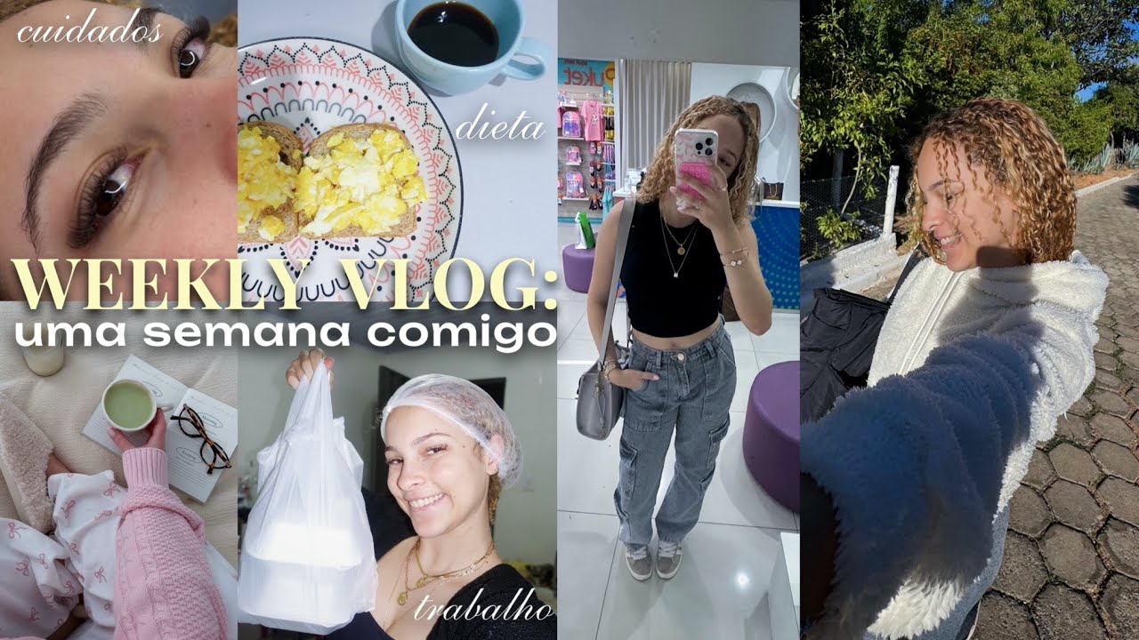 WEEKLY VLOG: uma semana comigo, *a real sobre rotina*✨