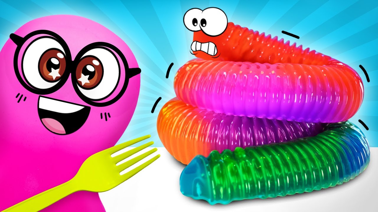 Il Verme Gommoso Pi&ugrave; Grande del Mondo VS Sam Lo Slime! Creazioni DIVERTENTI