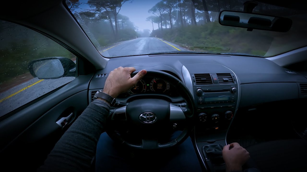 Yağmurda POV Sürüş, 4K - POV Driving in the Rain, 4K