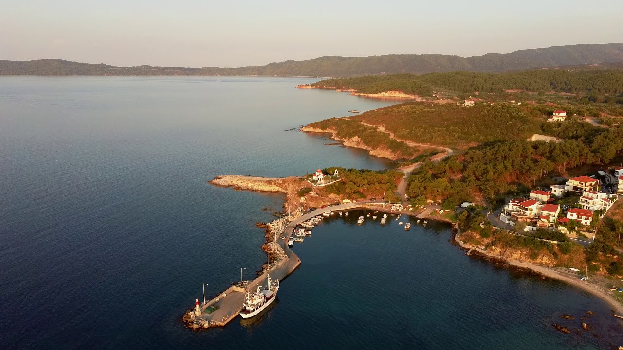 Drone Flight over Nea Roda Villa