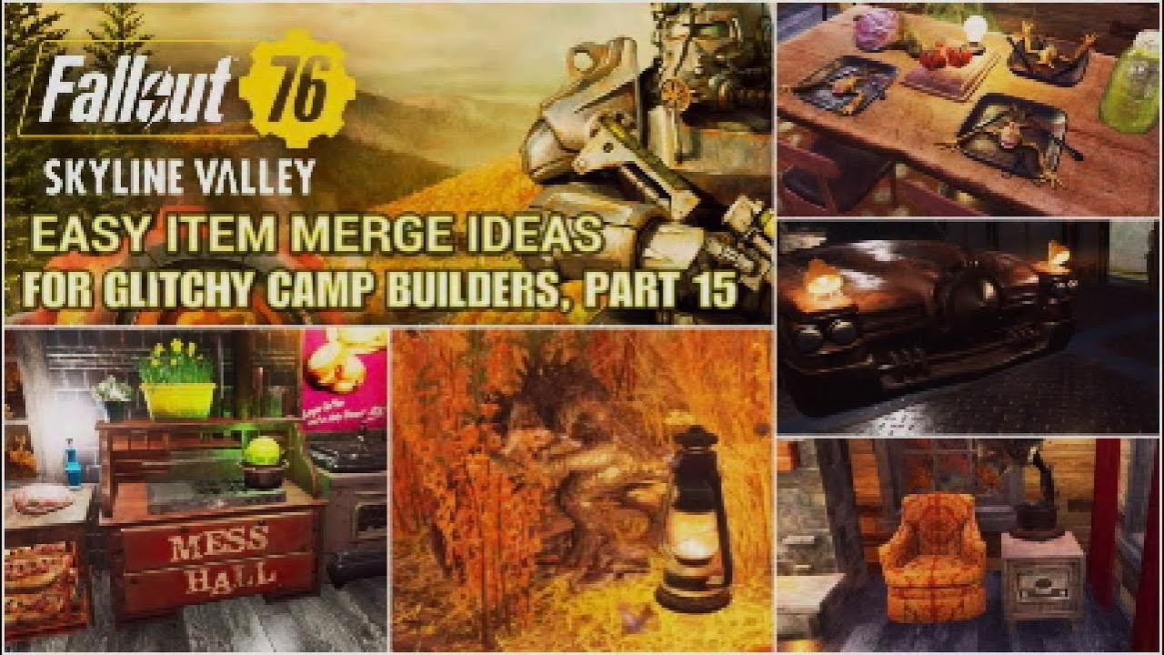 FALLOUT 76 easy item merge ideas, part 15