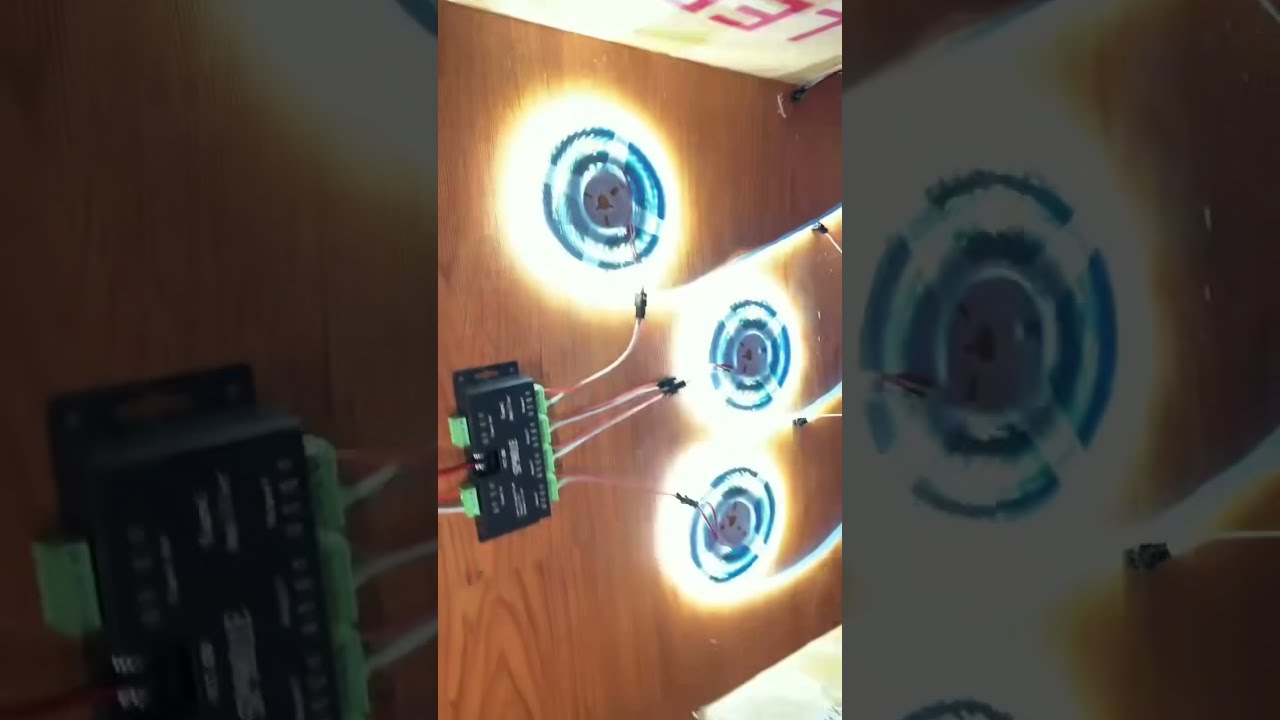 How to control multiple rolls addressable LED strip light?