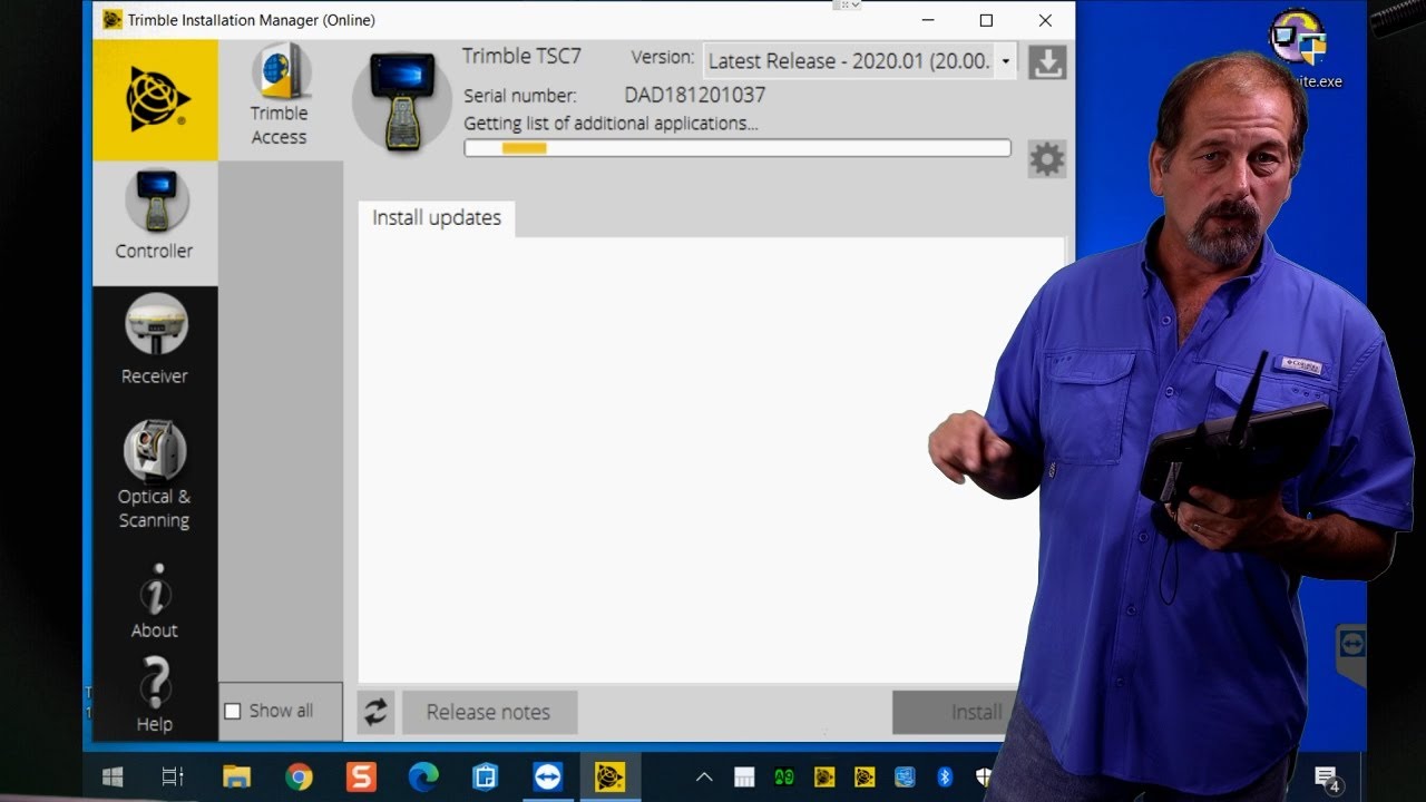 Updating Trimble Access