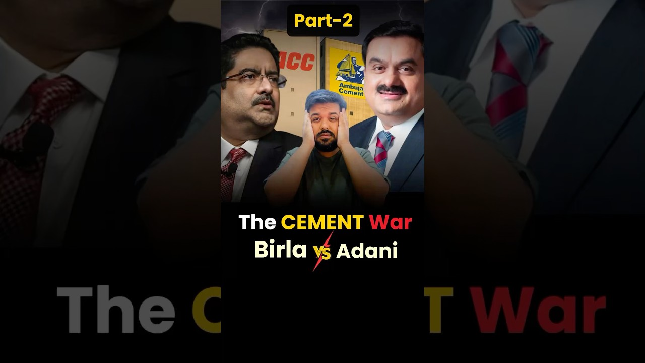 ADANI vs BIRLA Which Billionaire Wins in Cement? ACC AMBUJA story #trending #shorts #capiyushbafna