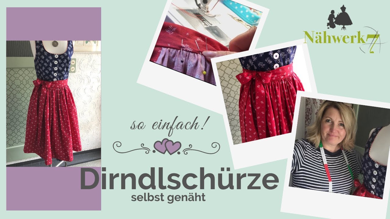 Schnell und einfach eine Dirndlschürze nähen!