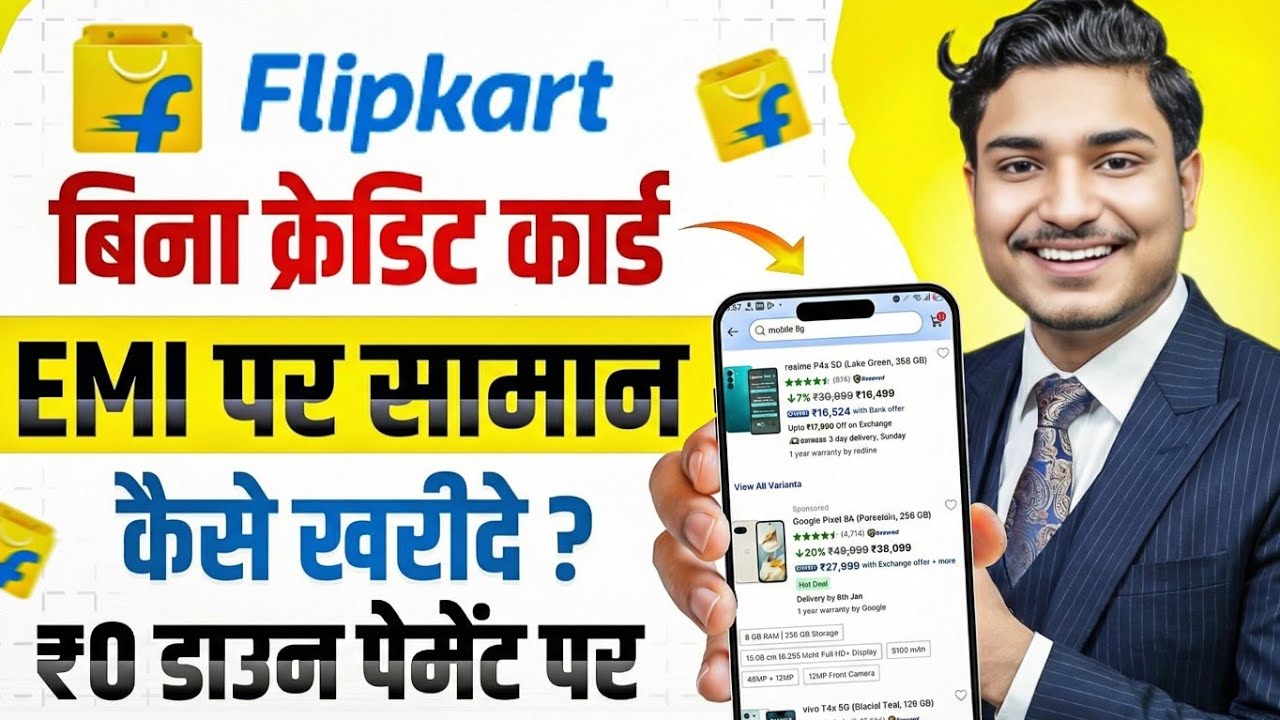 Flipkart EMI Pe Mobile Kaise Le | Flipkart Se EMI Pe Phone Kaise Buy Kare Without Credit Card