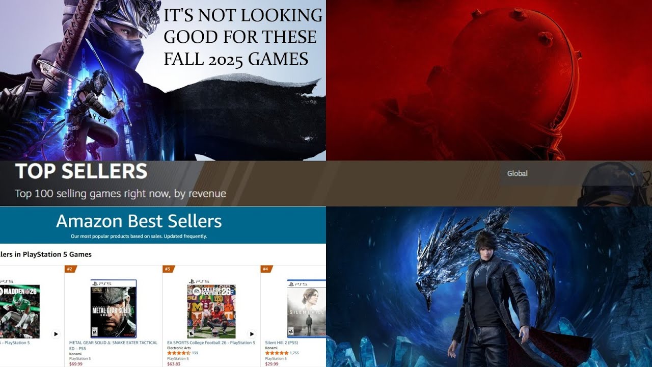 It Seems That Most Players Don't Care About Upcoming Big Releases - Current 2025 Preorder Numbers